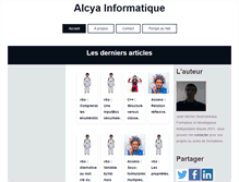 Tablet Screenshot of alcya.com